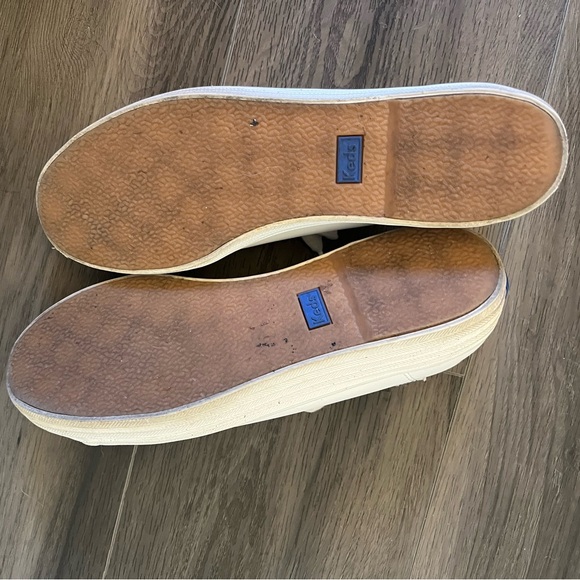 Keds Triple Kick White Leather Sneakers -8 - Picture 6 of 6
